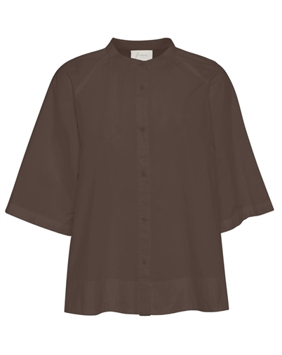 Frau - Abu Dhabi Short Skjorte - Coffee Quartz